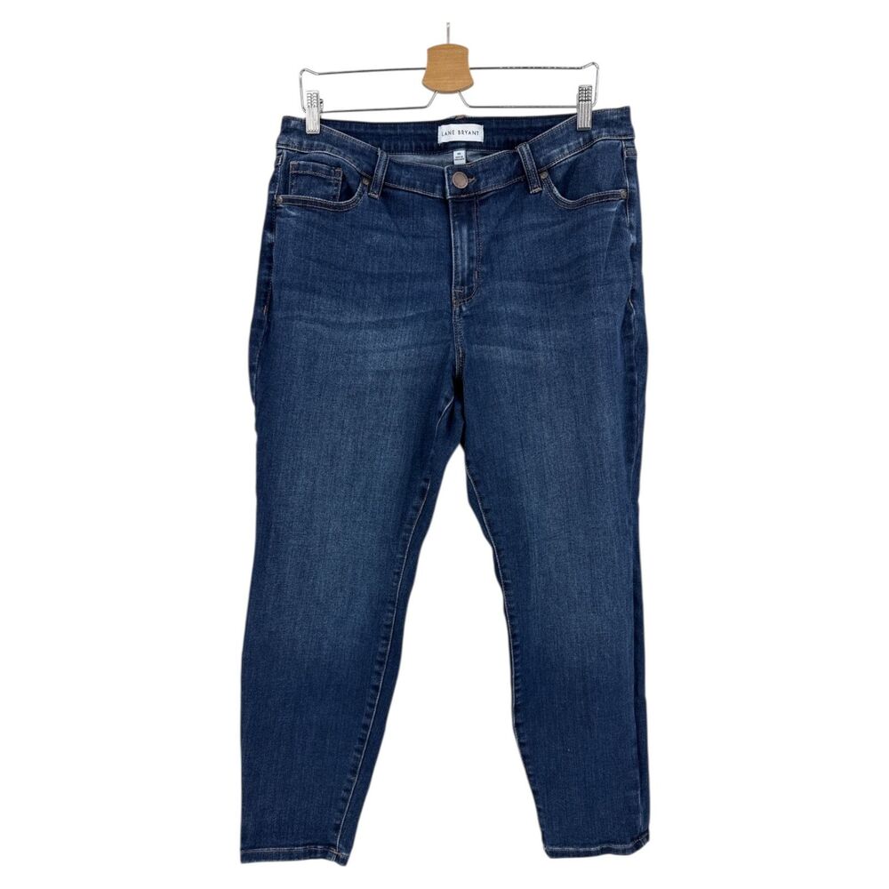 Lane Bryant Mid Rise Skinny Jeans 16 S womans plus  flex magic signature fit